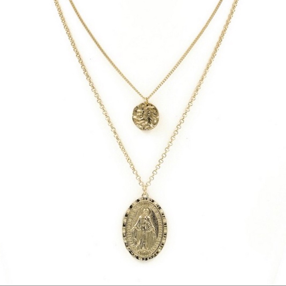 50% CLEARANCE 🎄Layered Pendant Necklace - Picture 8 of 8